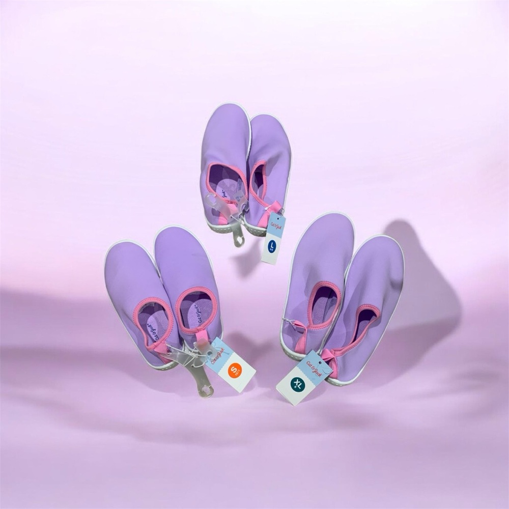 Cat & Jack Lavender and Pink Kids Water Shoes
